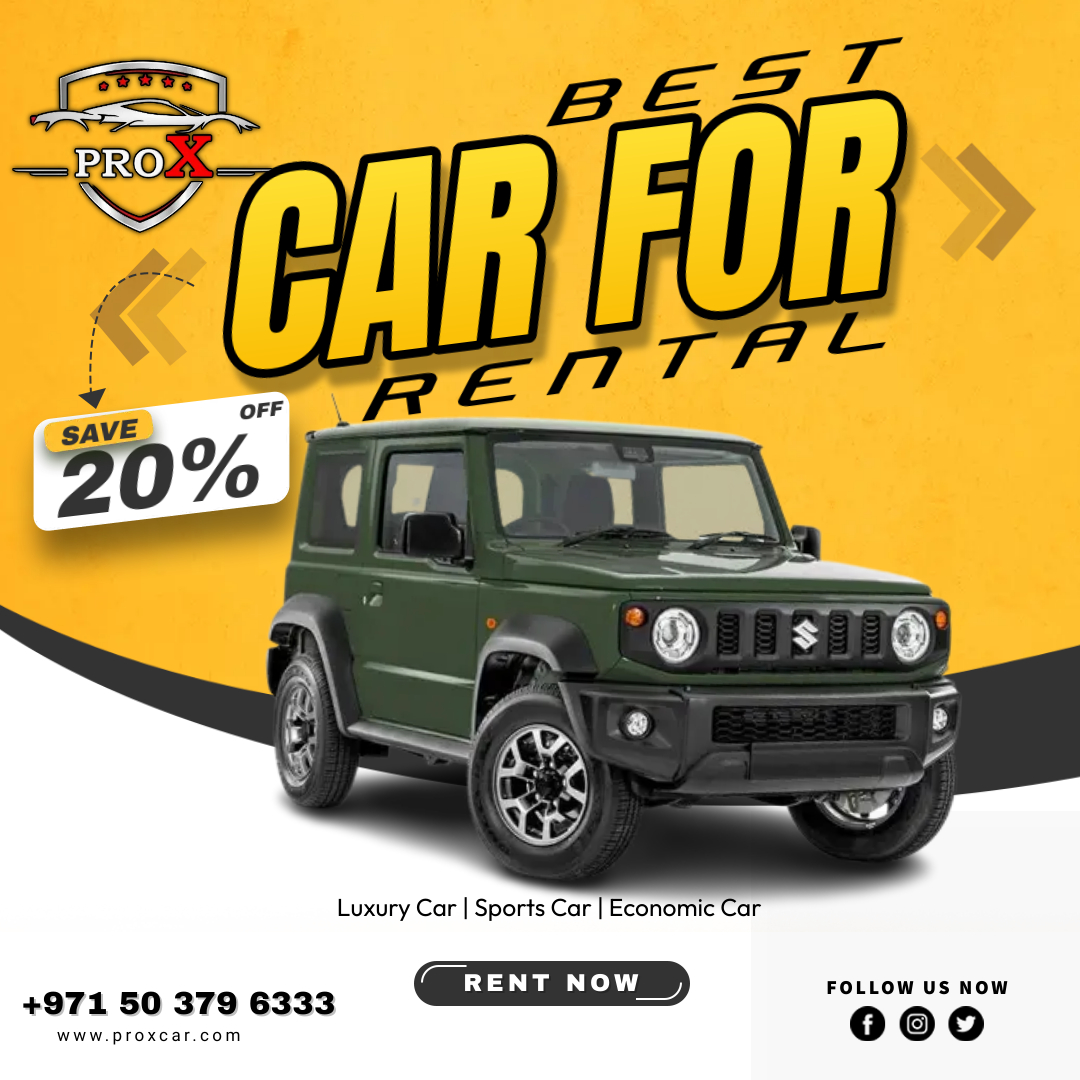 Suzuki Jimny Car Rental Dubai ProX Car Rental Dubai